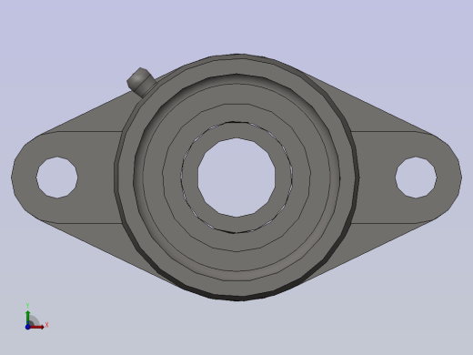 GB／T7810-1995-带菱形座轴承 [UCFLU204]前视缩略图