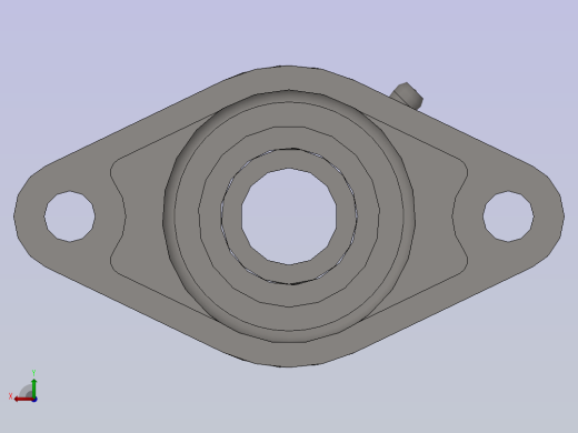 GB／T7810-1995-带菱形座轴承 [UCFLU204]后视缩略图