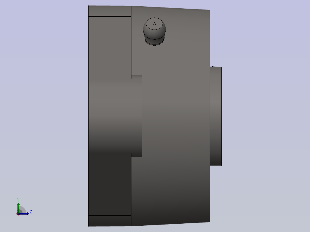 GB／T7810-1995-带菱形座轴承 [UCFLU204]左视图