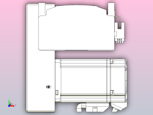皮带直线轴半封闭可选导轨TPA-HNB-105D-90-L100-RP-Y-P20-N3前视缩略图