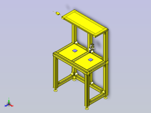 一款检查台3D图纸