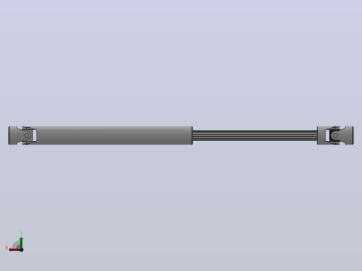 万向联轴器WSP3-PB-Y20-Y20-500／800WSP型可伸缩小型十字轴万向联轴器后视缩略图