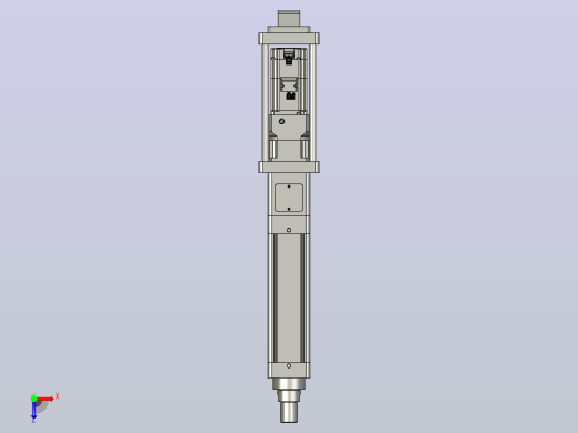 轻载电动缸TPA-ESR80-2510C-L150-M-CA-W-P75-JX-C3俯视缩略图
