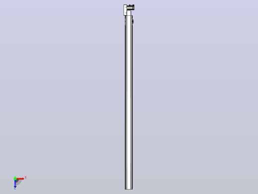 皮带直线轴半封闭可选导轨TPA-HNB-105D-90-L2200-MR-C-P20-N3俯视缩略图