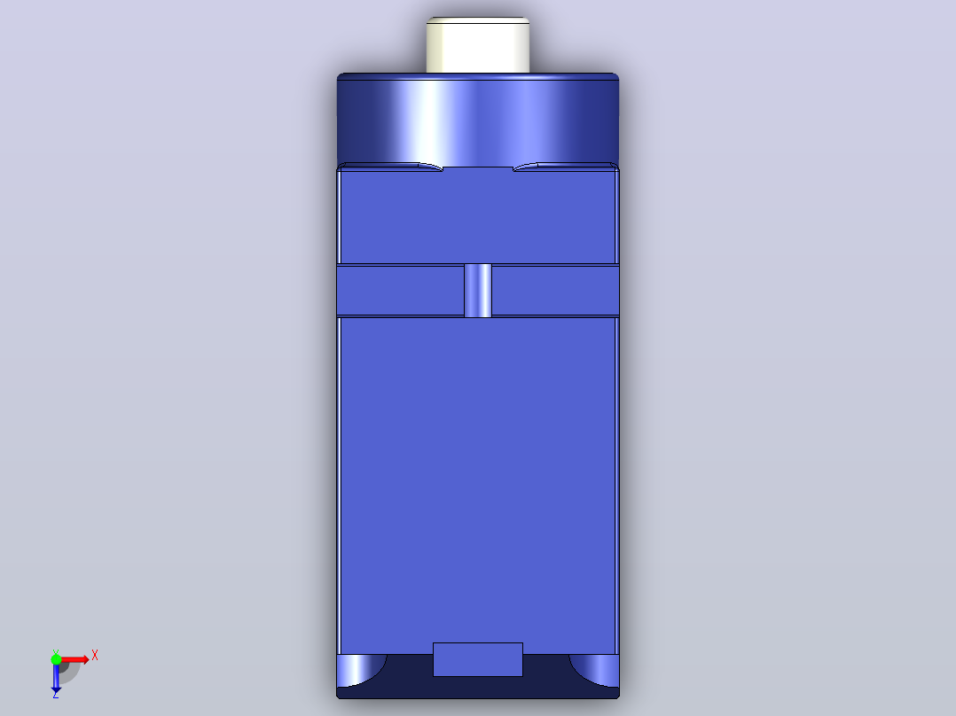 SG90伺服电机臂俯视图