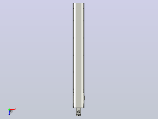日规模组半封闭丝杆TPA-HNR-135T-1610C-L1000-M-HC40-N3俯视缩略图