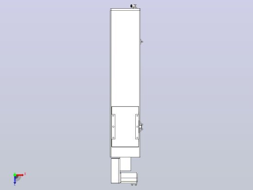 MCB17无尘皮带滑台[MCB17-L40-500-L-P40-C3]俯视缩略图