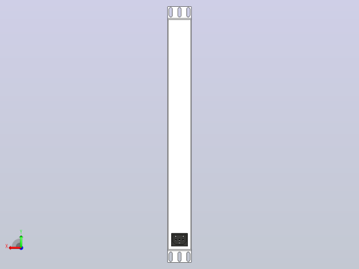 用于19英寸机架式机柜安装的6插座后视缩略图