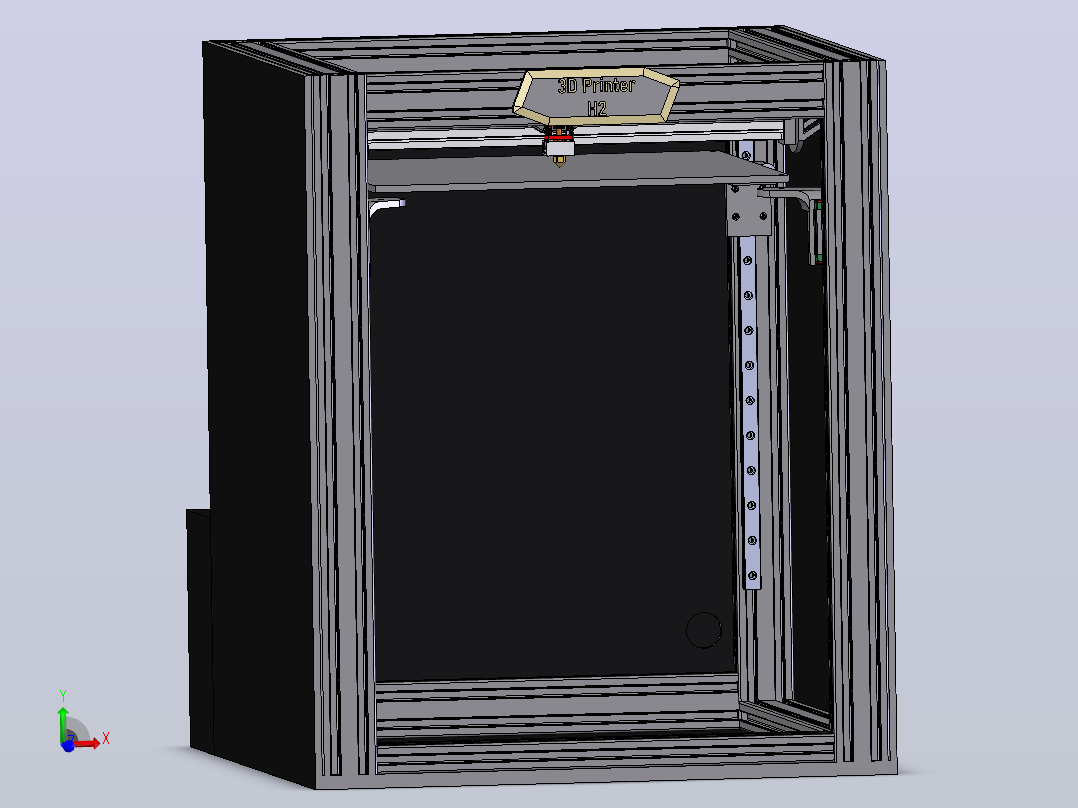 hydrogen-power-3d打印机主视图