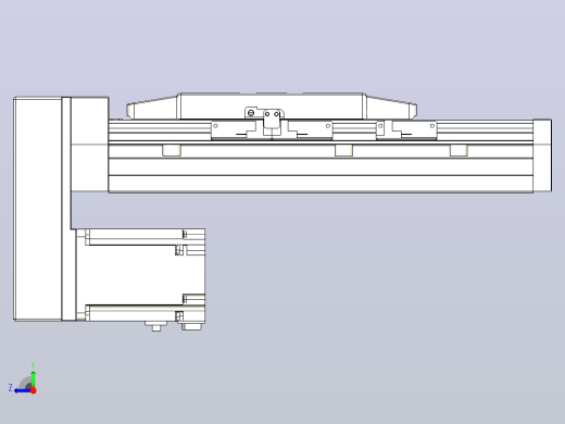 滚珠丝杠直线轴内置导轨TPA-GCR-170-2510C-L100-MP-M75-N3右视缩略图