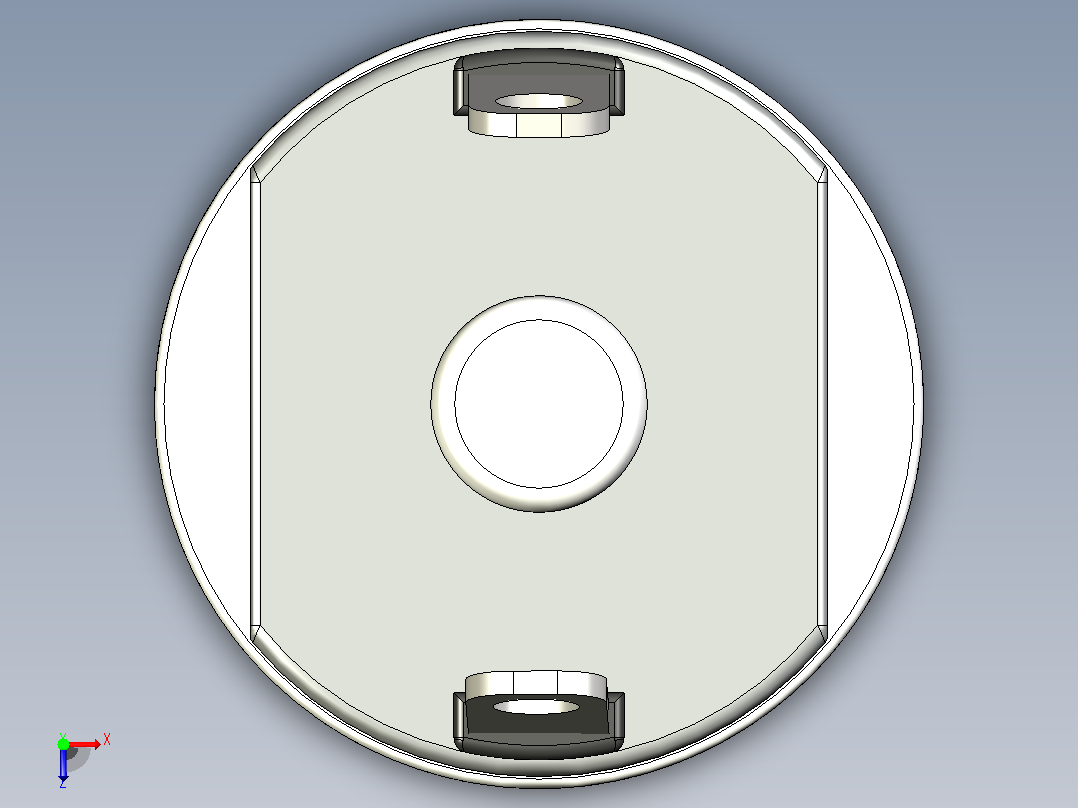 16GA25直流电机俯视图