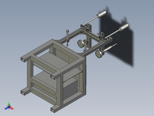 双工位测漏机3D模型