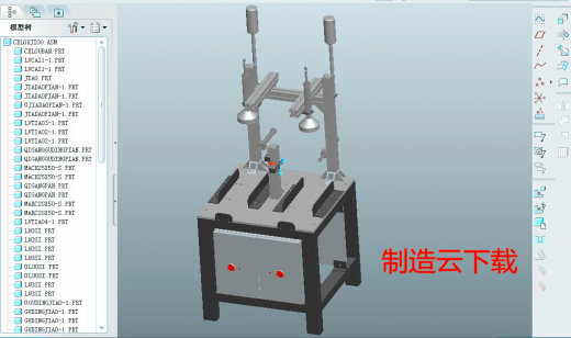 双工位测漏机3D模型缩略图