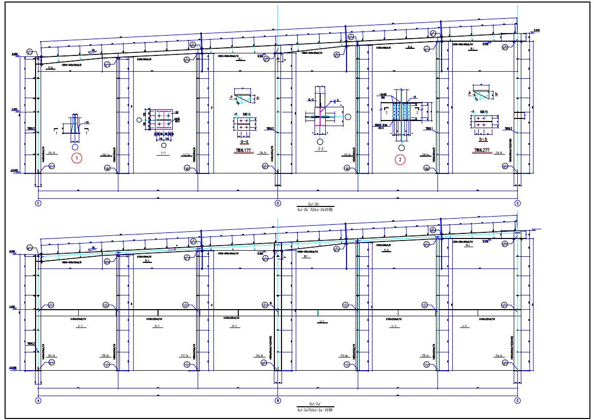 钢结构厂房施工图