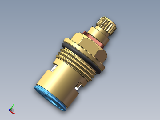 M18x1.5全铜陶瓷快开水龙头阀芯