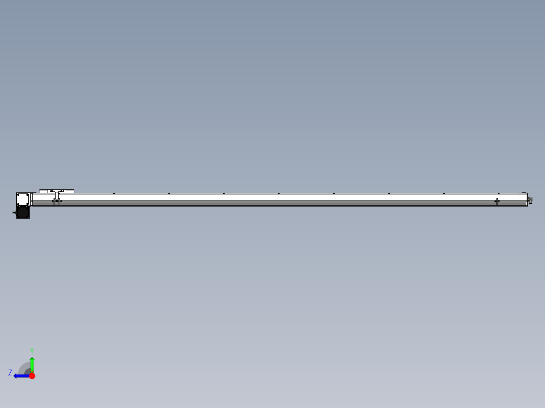 Toyo东佑达直线模组-ECB14-2400-LD右视图