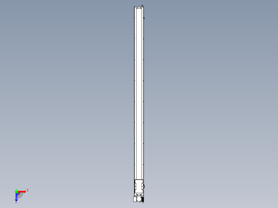 Toyo东佑达直线模组-ECB14-2400-LD俯视图