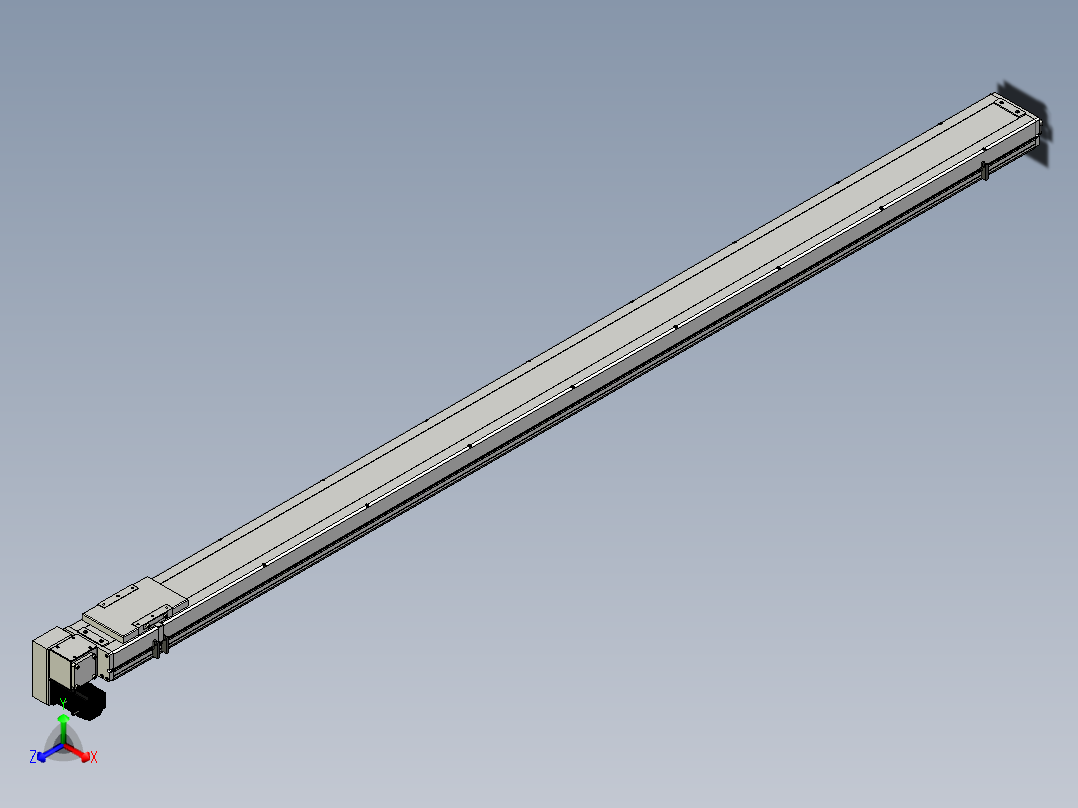 Toyo东佑达直线模组-ECB14-2400-LD正等轴测图
