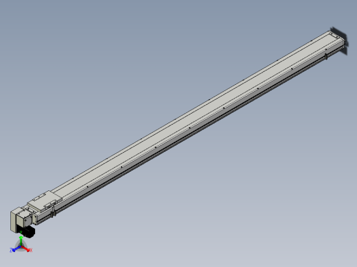 Toyo东佑达直线模组-ECB14-2400-LD正等轴测缩略图