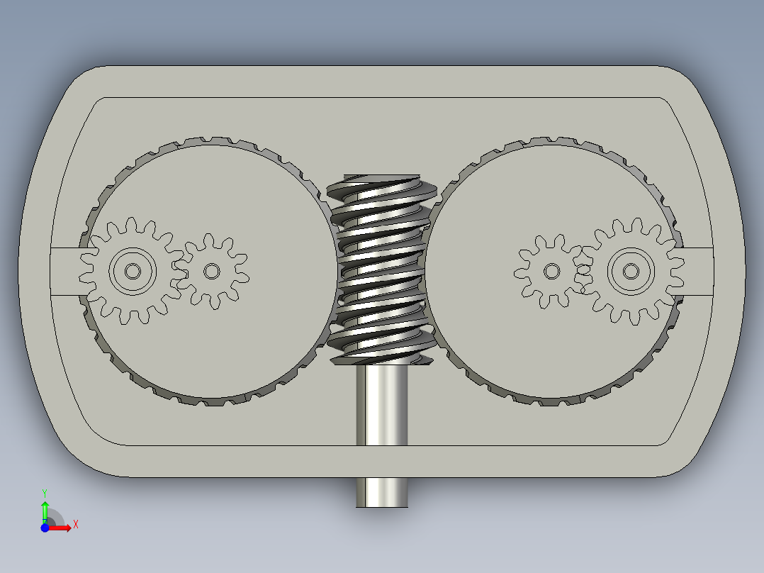 三简易按摩椅设计前视图
