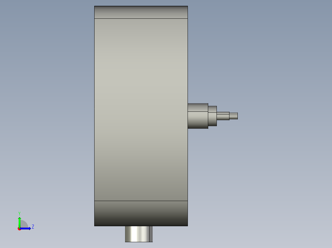 三简易按摩椅设计左视图