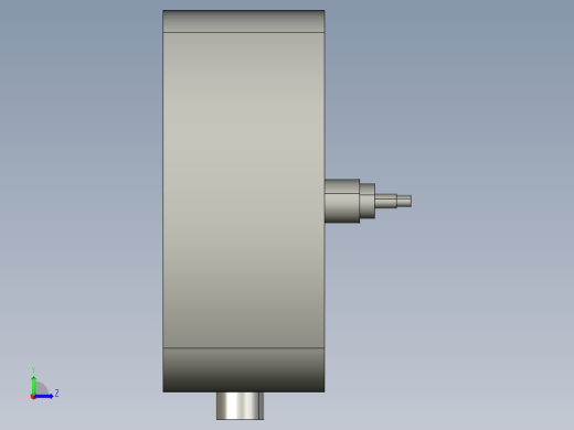 三简易按摩椅设计左视缩略图