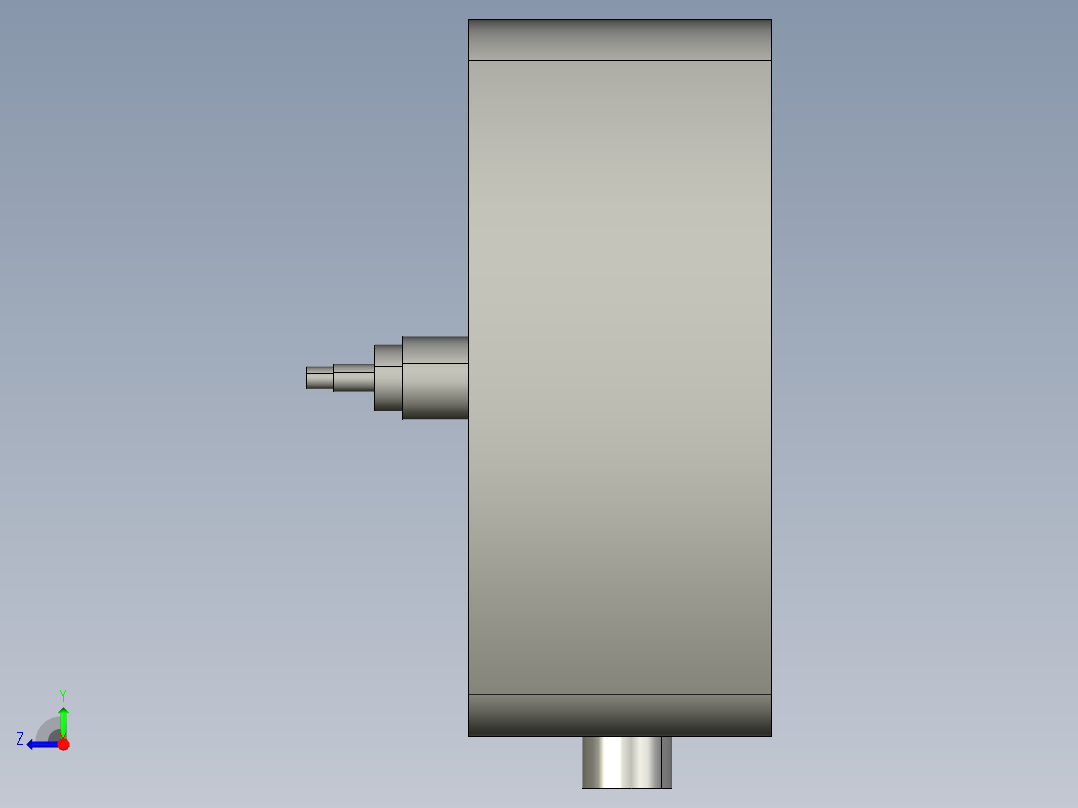 三简易按摩椅设计右视图