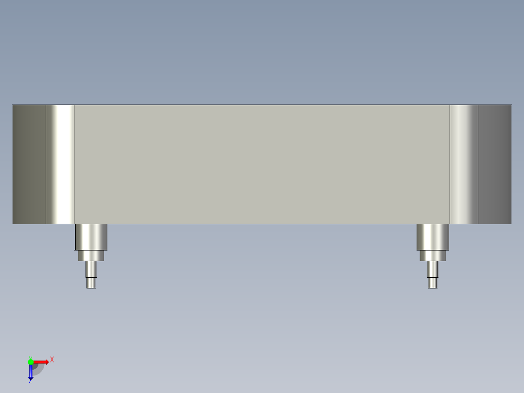 三简易按摩椅设计俯视图