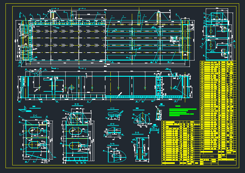 精密液体闸门机械设计