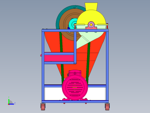 搅拌筛料机左视缩略图