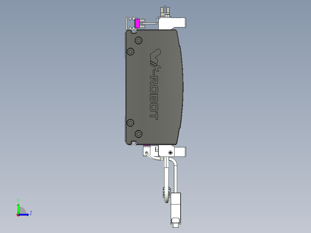 威洛博VL系列3d模型模组2VL17E1Y-S650左视图