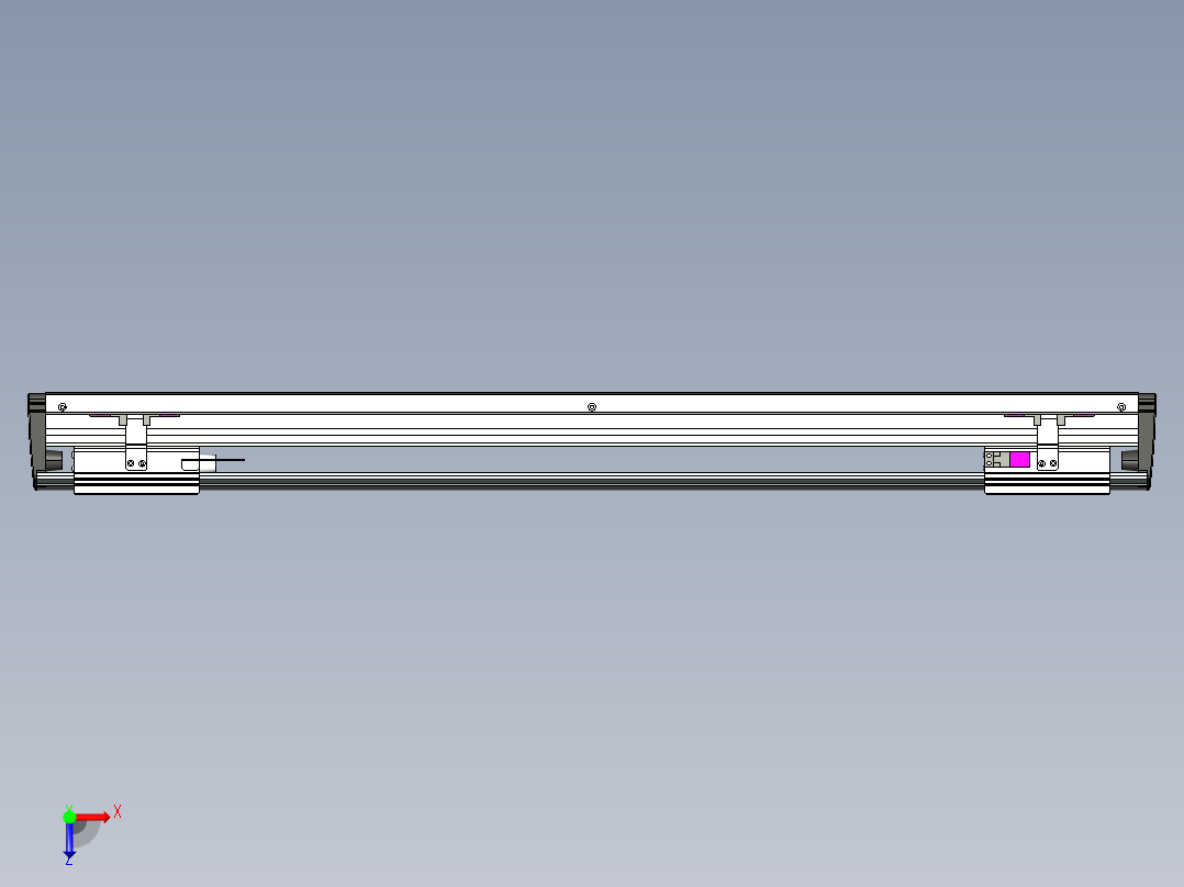威洛博VL系列3d模型模组2VL17E1Y-S650俯视图