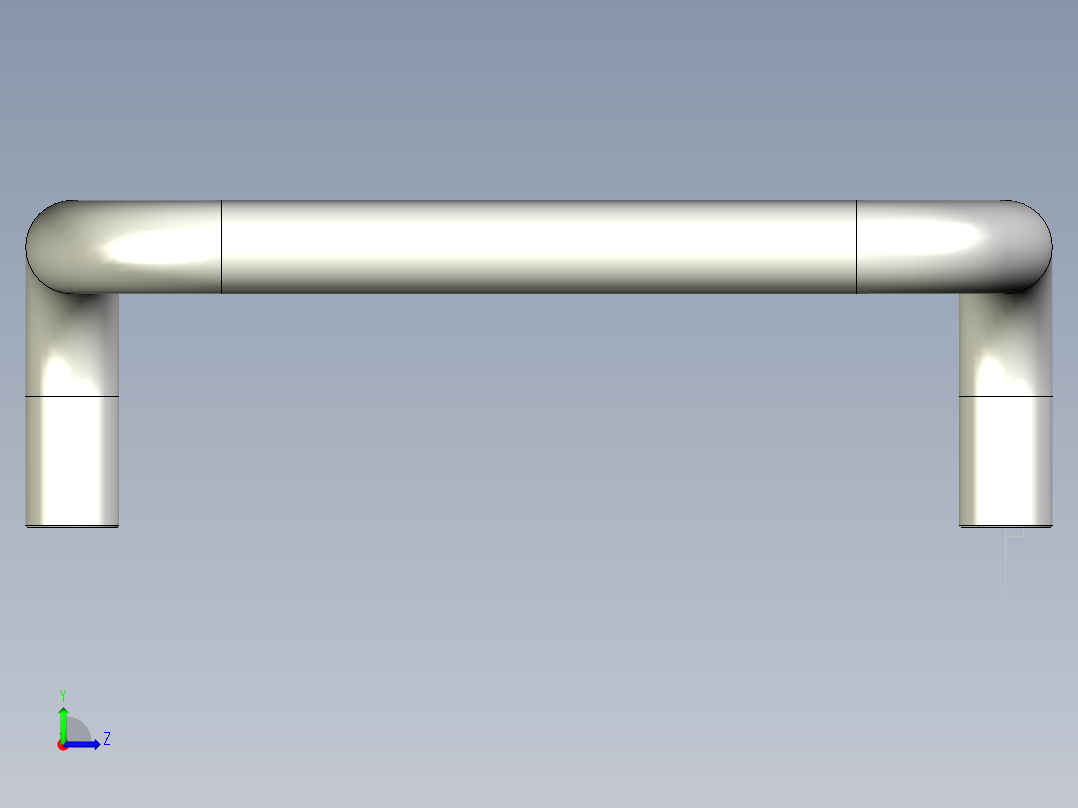 取手(鋁合金、鋼材)M4,M5-3D多系列多零件图纸模型左视图