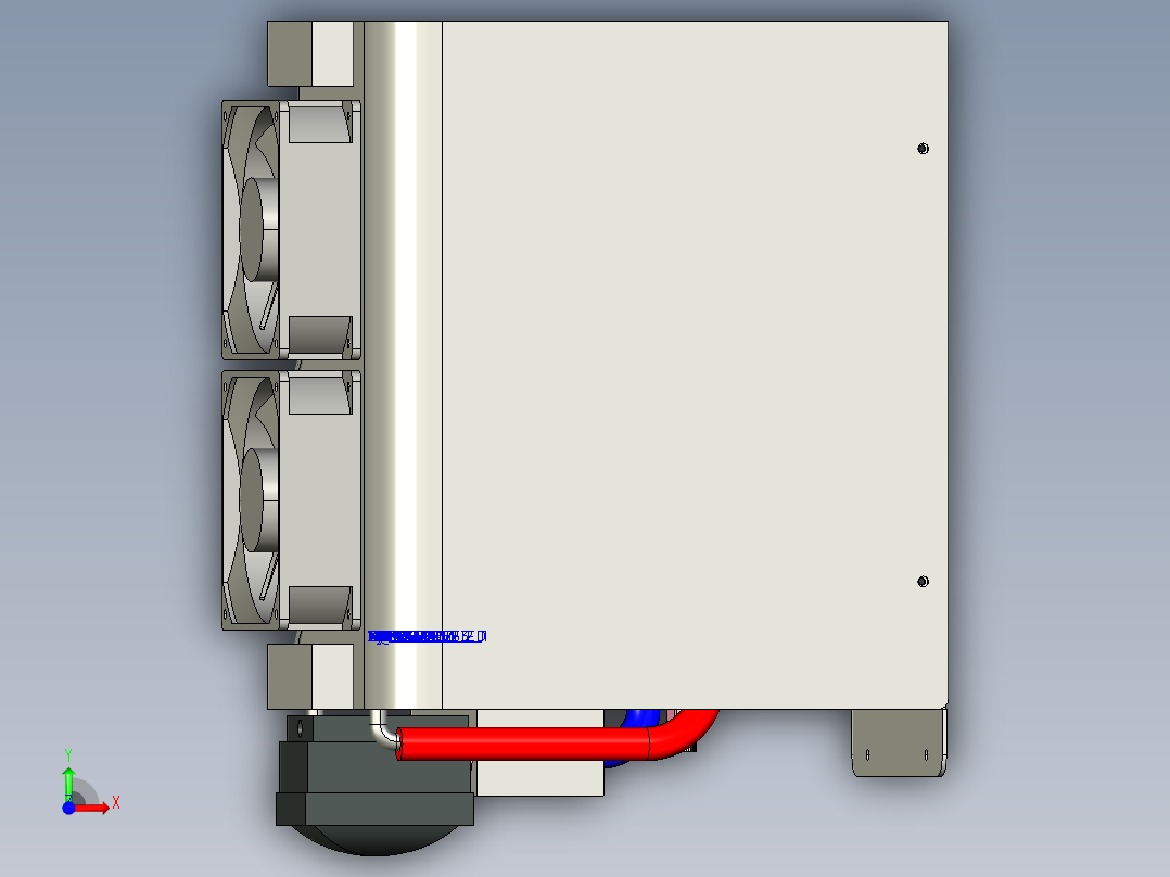 一种带增压装置的高压氧舱系统模型1570892==200前视图