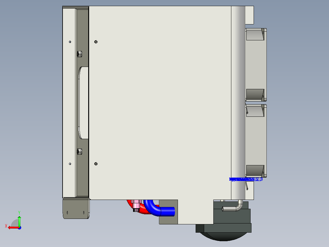 一种带增压装置的高压氧舱系统模型1570892==200后视图