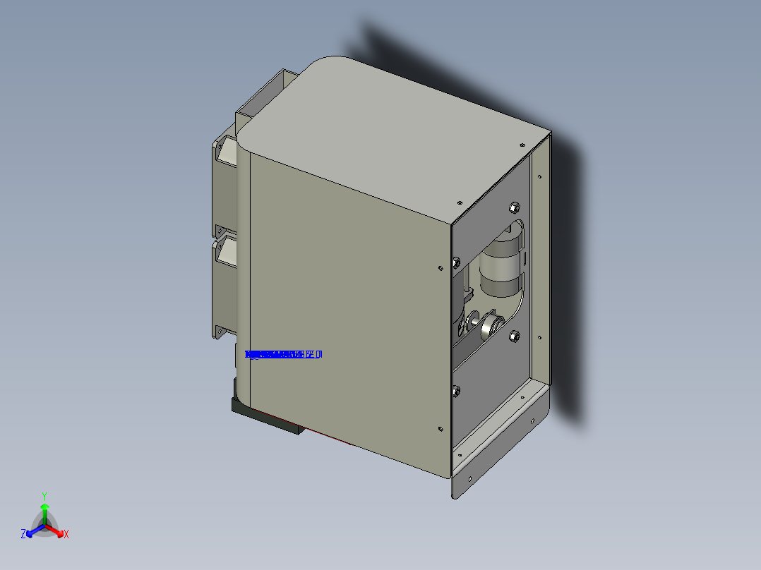 一种带增压装置的高压氧舱系统模型1570892==200正等轴测图