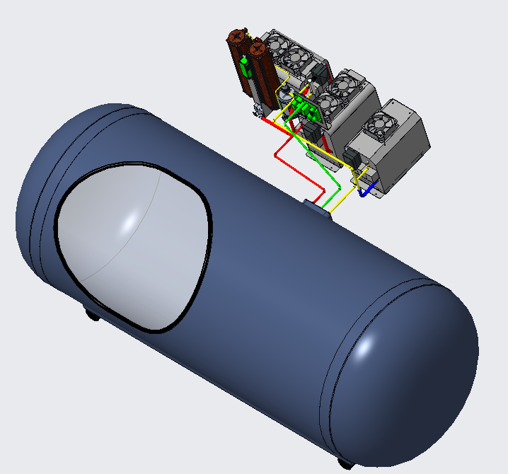 一种带增压装置的高压氧舱系统模型1570892==200