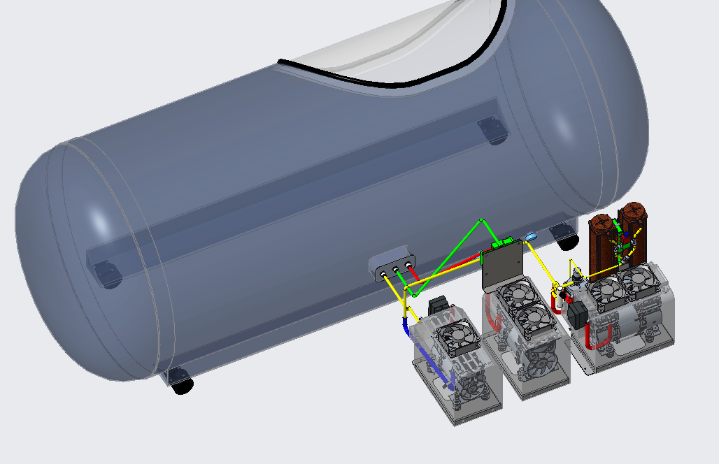 一种带增压装置的高压氧舱系统模型1570892==200