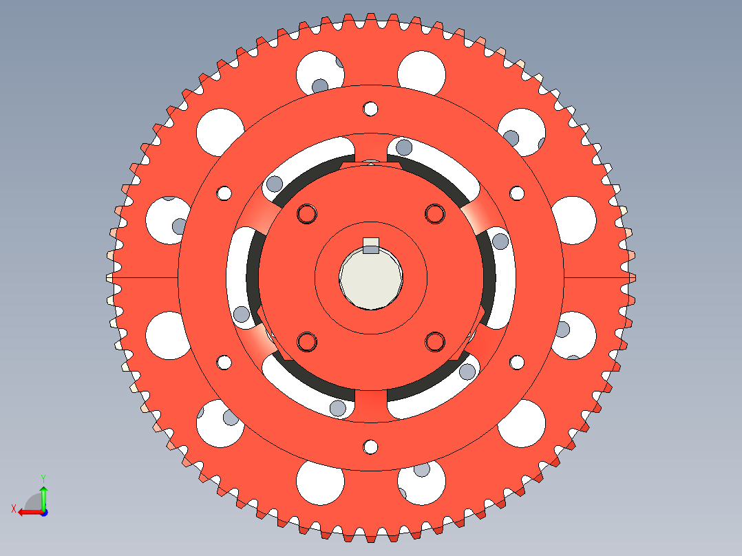 卡丁车后桥后视图