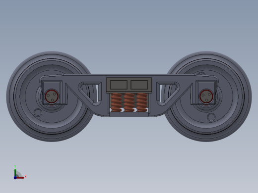 铁路转向架3D数模图纸 solidworks设计 附IGS格式前视缩略图