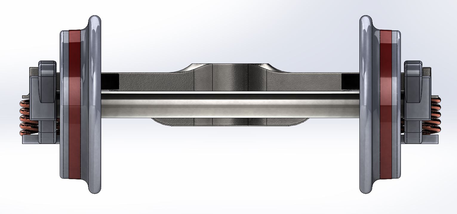 铁路转向架3D数模图纸 solidworks设计 附IGS格式