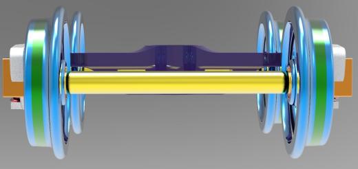 铁路转向架3D数模图纸 solidworks设计 附IGS格式缩略图