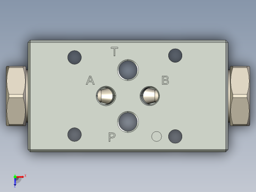 模块化液压锁AM3-CP-AB-10俯视缩略图