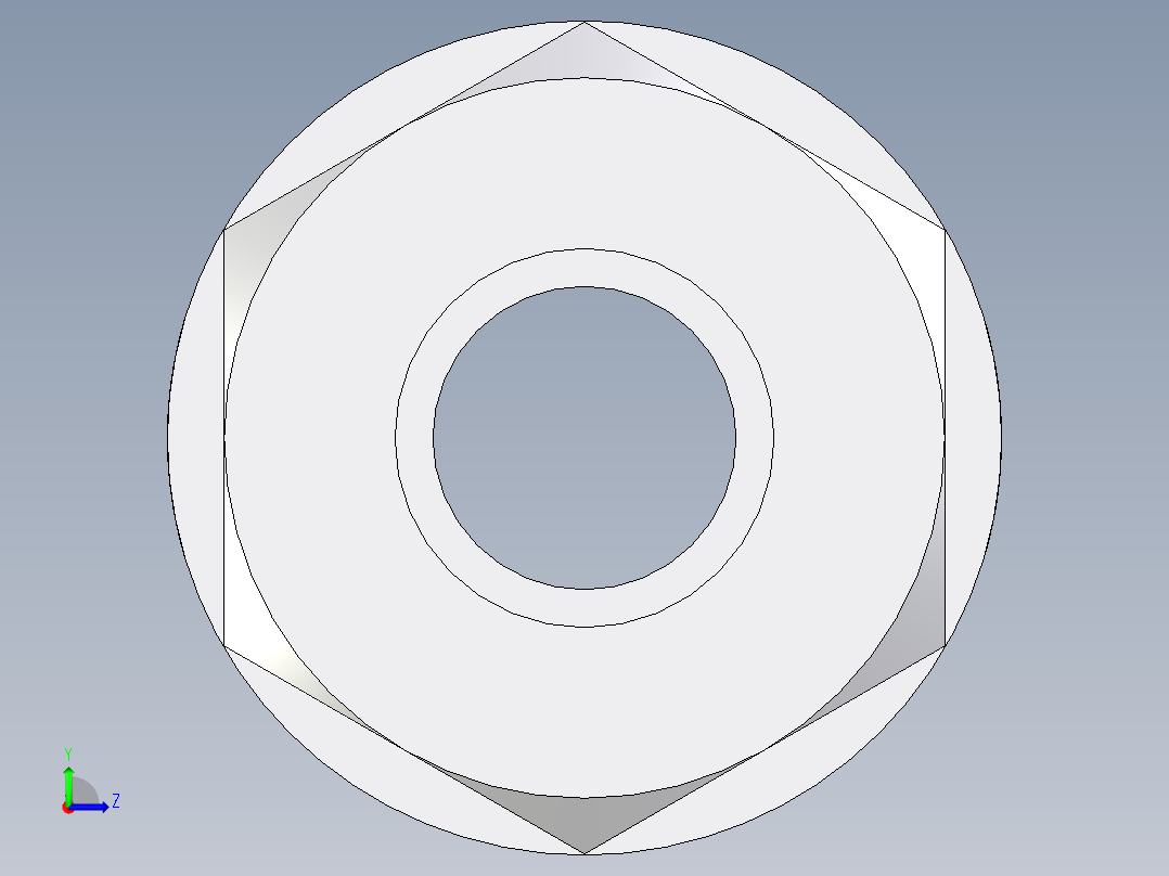 卡套式工业通用硬管接头EO_Weld_bulkhead_fitting_ESV10L左视图