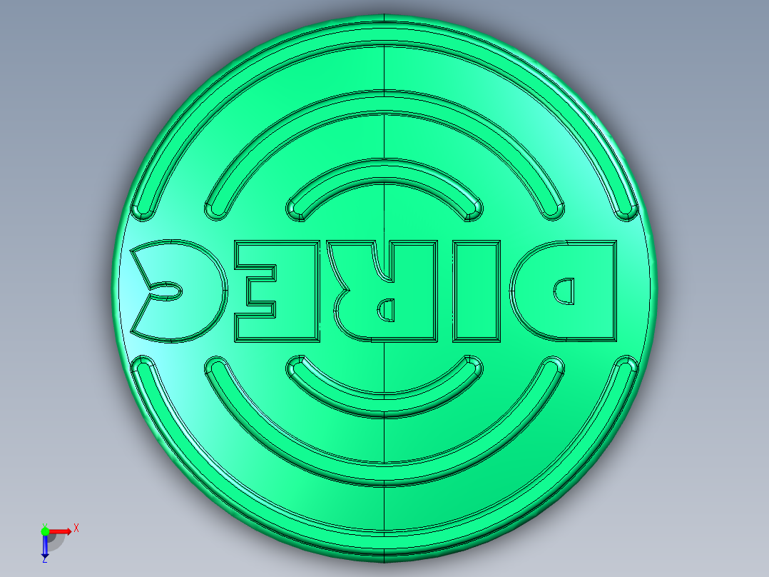 UG毕业设计俯视图