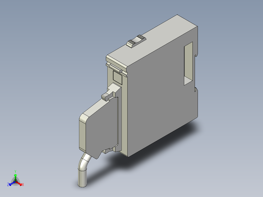 基恩士KV-SC20(V)_kc图纸模型主视图