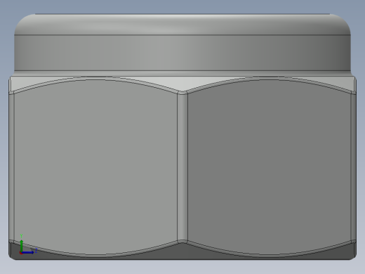 紧固件-0.3125 Lock Nut左视缩略图