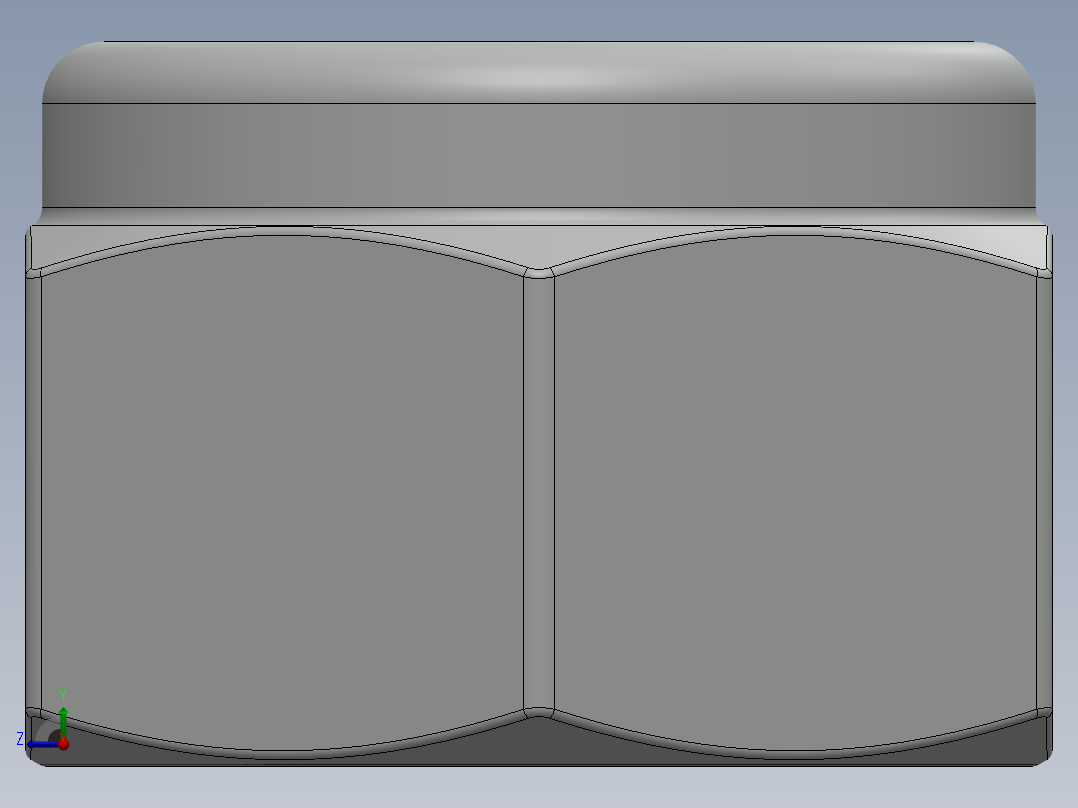 紧固件-0.3125 Lock Nut右视图