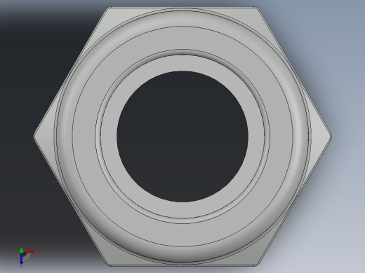 紧固件-0.3125 Lock Nut俯视缩略图