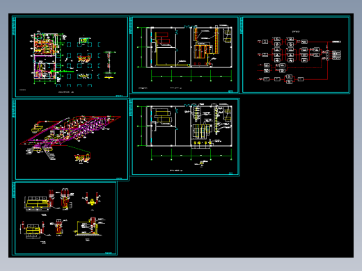 某冷、热水机房竣工图
